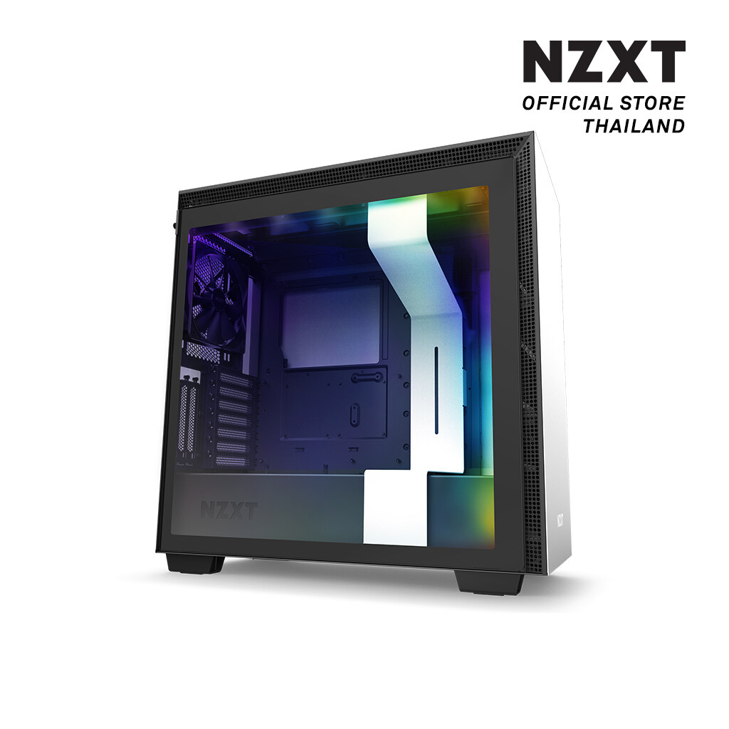 NZXT Case H710i Tempered Glass - WHITE