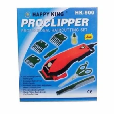HAPPY KING HK-900 PROCLIPPER PROFESSIONAL HAIR CUTTING SET เครื่องตัดผมแบบเสียบสายไฟตัดผมแกะลายตัดแต่งทรงผมพร้อมใช้งาน