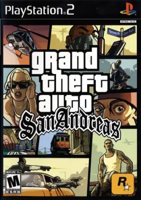 เกมส์ Ps2 แผ่น GTA Grand Theft Auto: San Andreas PlayStation2⚡ส่งไว⚡