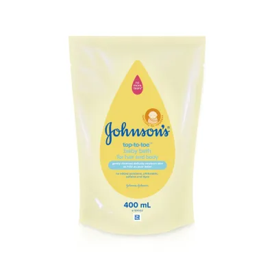 ♘❄ Johnson's Top to Toe Baby Bath 400 ml refill