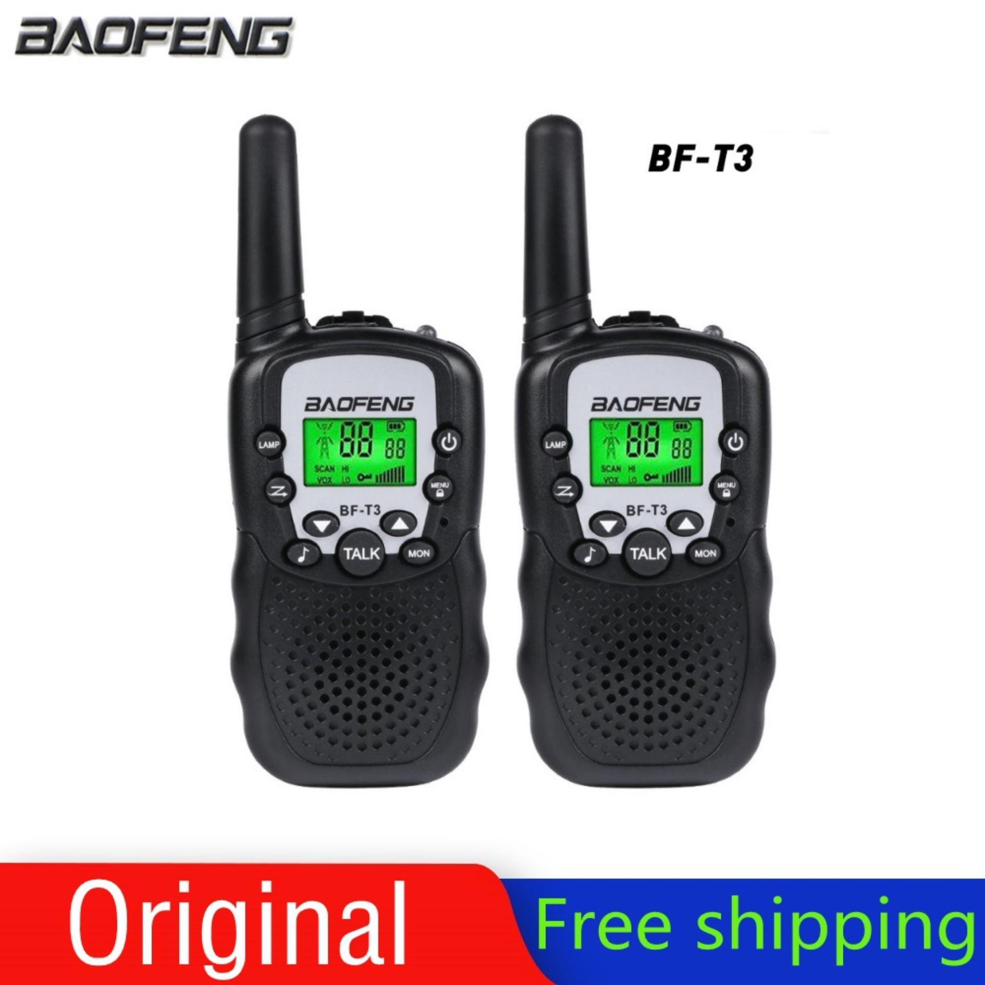 2 pcs/set Baofeng BF-T3 mini walkie talkie for kids gift portable radio 22CH Two Way Radio