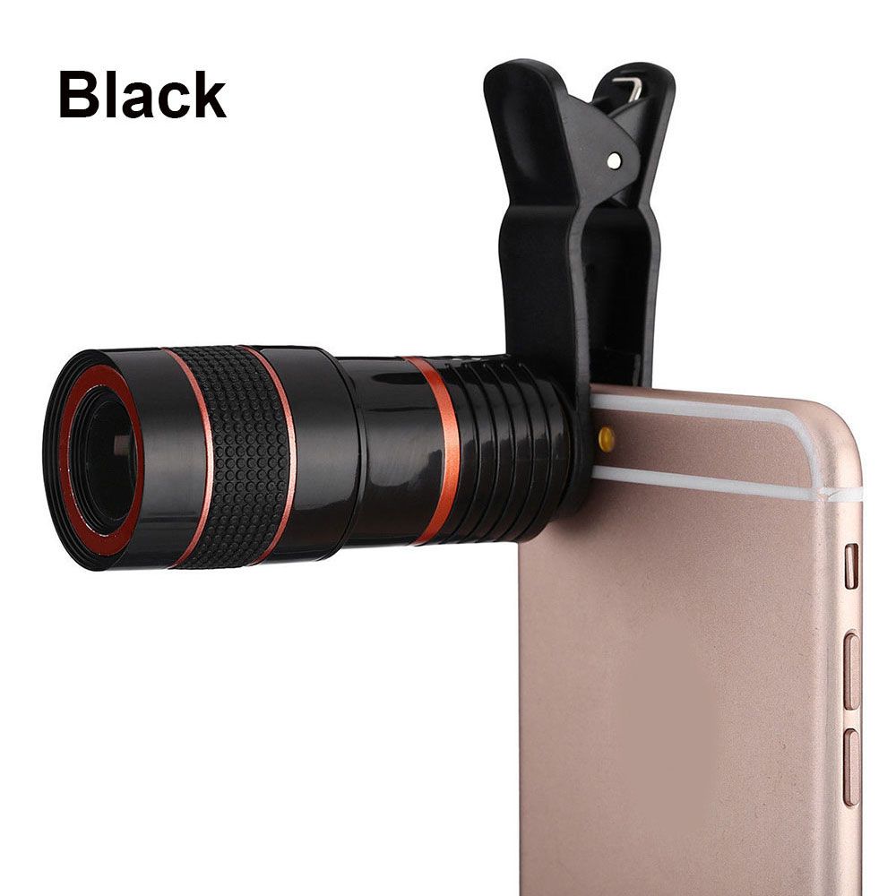 BIMI NEW Professional Portable Mobile Phone Optical Zoom HD Telescope Clip-on 8X Camera Lens