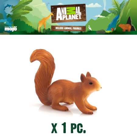 โมเดลสัตว์ลิขสิทธิ์ Animal Planet แท้ - Squirrel Twin Pack