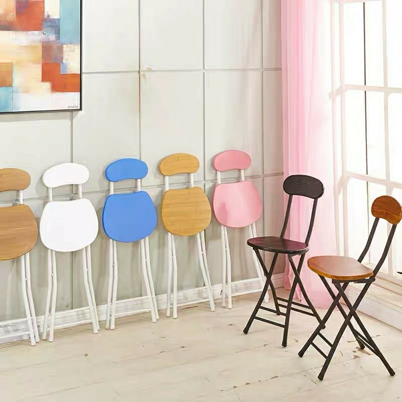 เก้าอี้พับ（ZDY-2）มีให้เลือก4สี น้ำตาล ดำ ฟ้า ขาว