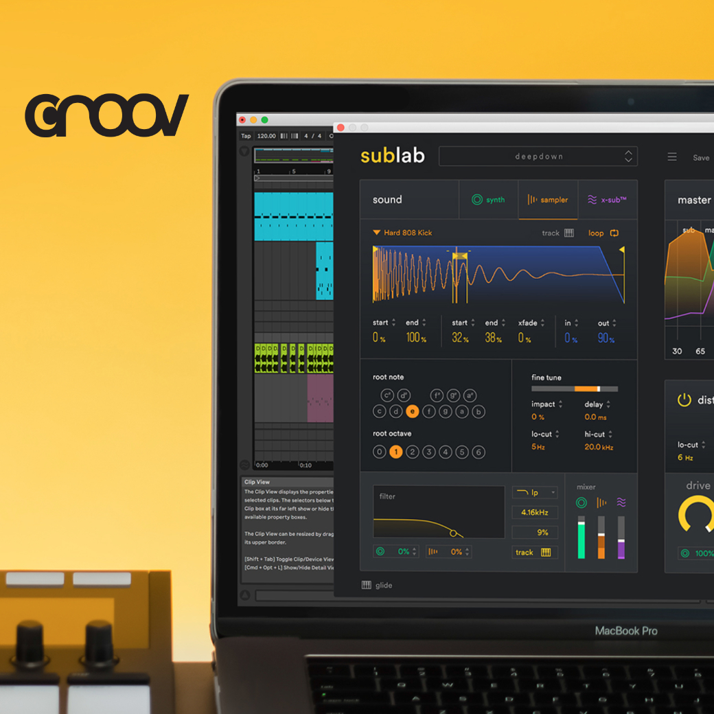 SubLab (Software License) - A new class of synthesizer designed for hip-hop by GROOV.asia