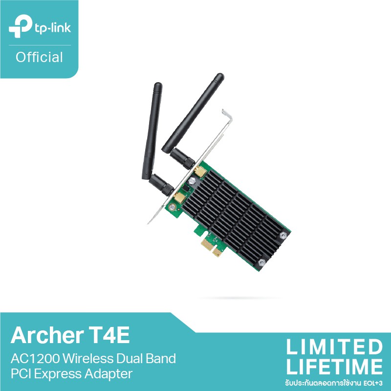 ลดราคา TP-Link Archer T4E การ์ด WiFi AC1200 Dual Band PCI Express Adapter ตัวรับสัญญาณ WiFi สำหรับคอมพิวเตอร์พีซี #ค้นหาเพิ่มเติม ไฟอัจฉริยะ USB Adapter อุปกรณ์รับสัญญาณ หลอดไฟ Smart