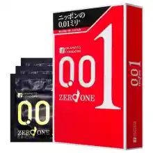 ภาพขนาดย่อของภาพหน้าปกสินค้าOkamoto 001 Segami001 Size 48-56mm ( ขนาด 48-56 มม. ) ถุงยางที่บางที่สุดในโลก ของแท้ญี่ปุ่น 100% จากร้าน O2Shop บน Lazada