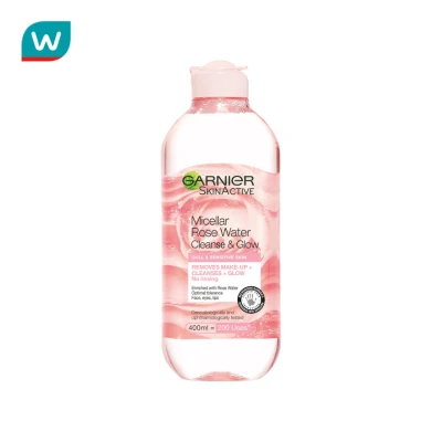 Garnier Skin Active Micellar Rose Water Clean & Glow 400 Ml.