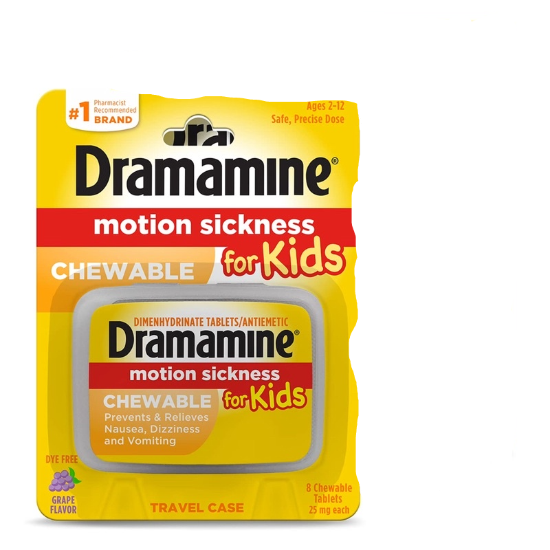 Dramamine motion sickness Chewable for kids Lazada.co.th