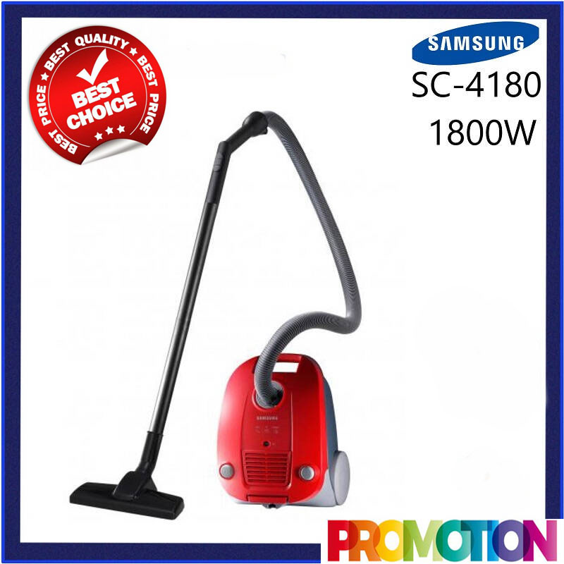 เครื่องดูดฝุ่นและเป่าลม  Samsung รุ่น SC-4180 Canister Vacuum Cleaner สามารถดูดฝุ่น เป่า