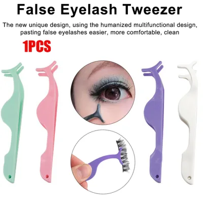 RENTAO. Women Eyelash Extension Nipper Makeup Tools Cosmetic Accessories Eyelash Curler False Eyelash Clamp False Eyelashes Applicator Tweezers