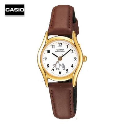Velashop นาฬิกาข้อมือผู้หญิง Casio Standard สีทอง/หน้าปัดขาว สายหนังหน้าการ์ตูน รุ่น LTP-1094Q-7B6RDF, LTP-1094Q-7B6, LTP-1094Q Velashop นาฬิกาข้อมือผู้หญิง Casio Standard สีทอง/หน้าปัดขาว สายหนังหน้าการ์ตูน รุ่น LTP-1094Q-7B6RDF, LTP-1094Q-7B6, LTP-1094Q