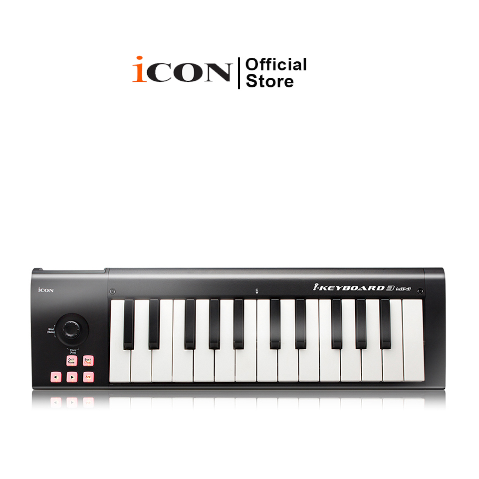iCON iKeyboard 3mini มิดี้คอนโทรลเลอร์ 25 Key MIDI Keyboard Controller รองรับ Mac , Windows