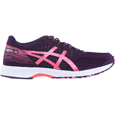 ASICS :: TARTHERZEAL 6 (WOMEN) รองเท้าวิ่งผู้หญิง รองเท้าวิ่งเร็ว รองเท้าออกกำลังกายผู้หญิง น้ำหนักเบา นุ่ม ใส่สบาย ระบายอากาศ ของแท้ 100% 1.19