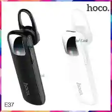 ภาพขนาดย่อของภาพหน้าปกสินค้า️แบตอึดมาก10ชม ️หูฟังบลูทูธ hoco E37 แบบข้างเดียว ใช้คุย/ฟังเพลง ได้นานถึง 10ชม. ใช้ได้ทุกรุ่น ทุกยี่ห้อ สแตนด์บายสูงสุด 340 ชม.Wireless headset hoco E37 จากร้าน First-Link 4289 6395 บน Lazada