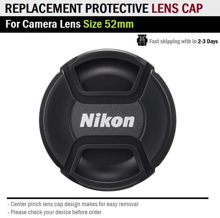 Qbag ฝาปิด หน้าเลนส์ ขนาด 52 mm ฝาปิดหน้าเลนส์ Nikon - ฝาปิดเลนส์ Lens Cap For Nikon Lenses size 52mm