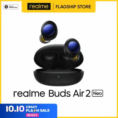 [Online Exclusive] realme Buds Air 2 Neo, Noise Cancellation, ใช้งานยาวนาน 27 ชั่วโมง