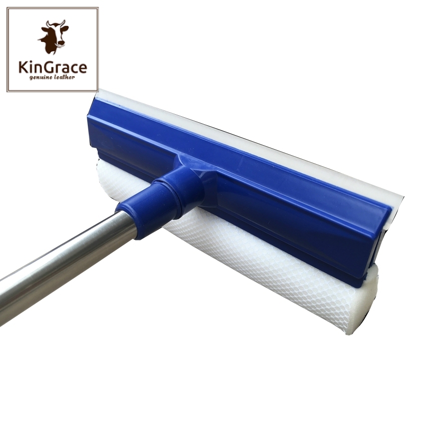 KinGrace - แปรงทำความสะอาดรูปแบบใหม่ ไม้เช็ดกระจก ที่เช็ดทำความสะอาดกระจก พร้อมยางรีดน้ำในตัว รุ่น ME-J642