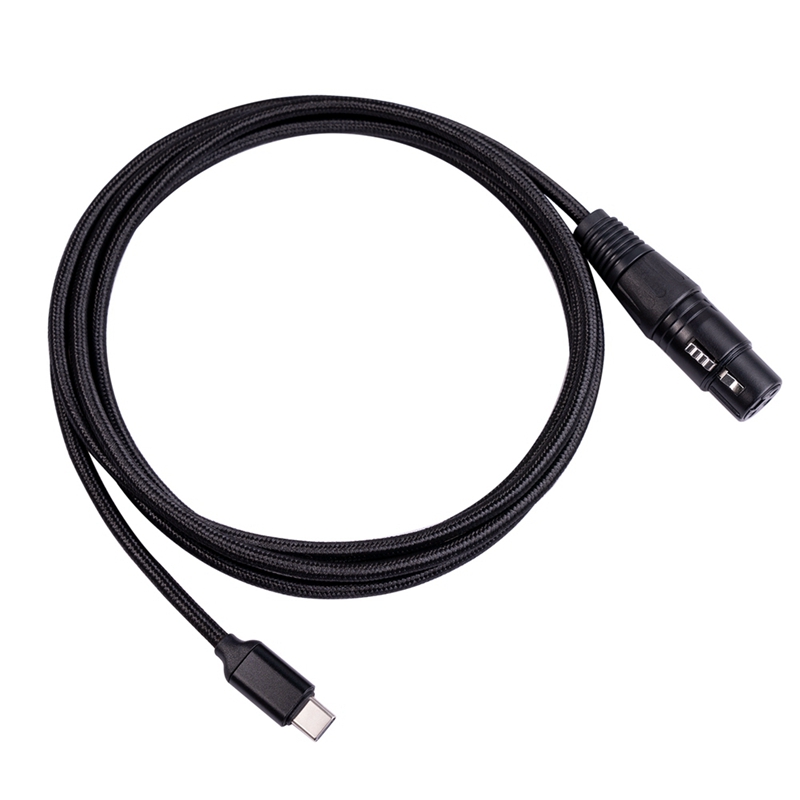 USB C to XLR Female Cable, USB C Microphone Cable Type C Male to XLR Female Mic Link Studio