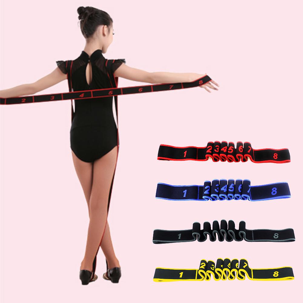ยางยืดออกกำลัง ยางยืดออกกำกาย โยคะ Yoga Belt Professional Gymnastics Supplies Adult Girl Latin Trainer Stretch Resistance Band Training Belt Fitness Elastic Band