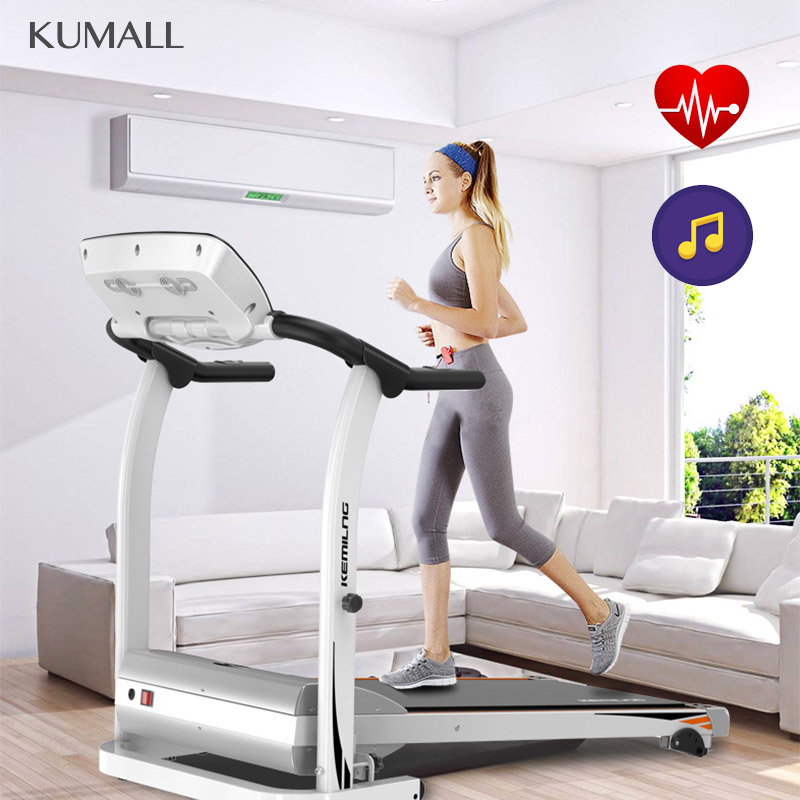 YH ลู่วิ่งไฟฟ้า แรงม้า+พร้อมระบบรับแรงกระแทก ลู่วิ่งในครัวเรือนขนาดเล็กมัลติฟังก์ชั่น เครื่องเดินขนาดเล็ก Easy Install การดูดซับแรงกระแทก เงียบ และสายพานลู่วิ่งอุปกรณ์ออกกำลังกาย small treadmill Multi-function Silent