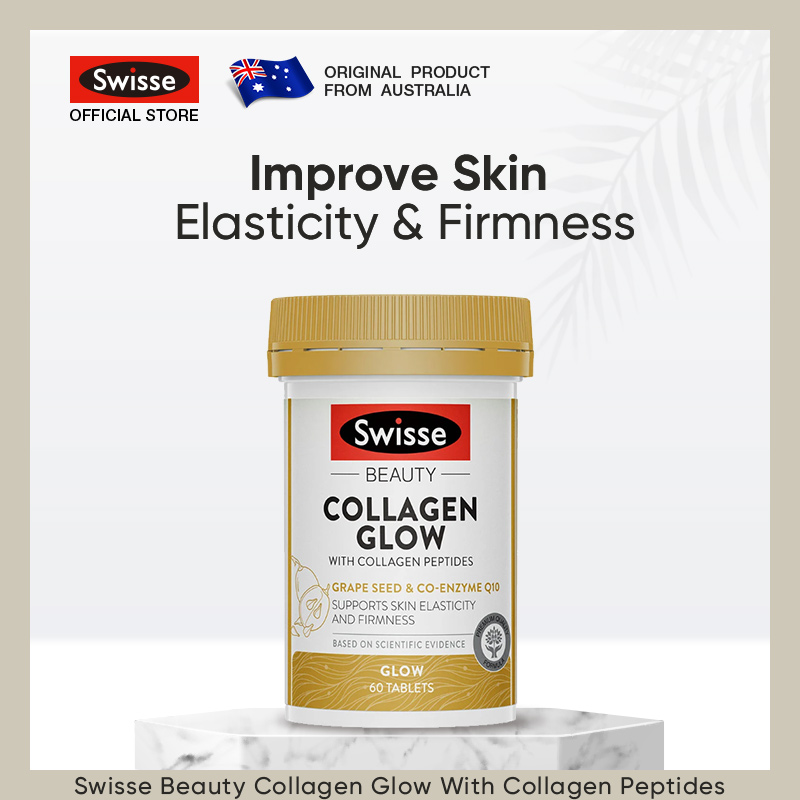 Swisse Beauty Collagen Glow with Collagen Peptides 60 Tab