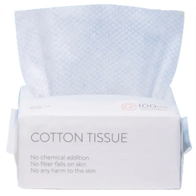 100PCS Disposable Wash Face Towel, Clean Face Towel, Make of Cotton, Remove Makeup Towel, Wash Facial Tissue