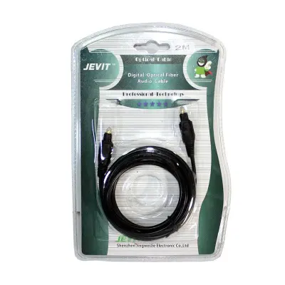 JEVIT สาย Optical Audio Jevit - Digital Optical Fiber Audio Cable 2.0เมตร สายธรรมดา