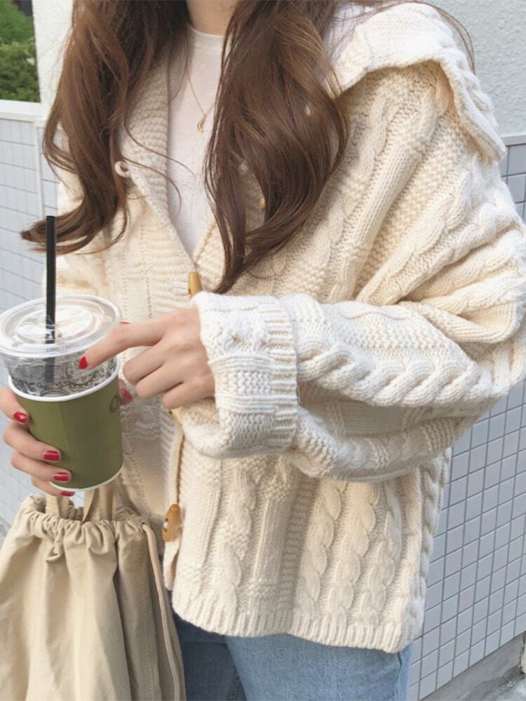 Fiona_store เสื้อหนาวไหมพรมสไตล์เกาหลีts96. 