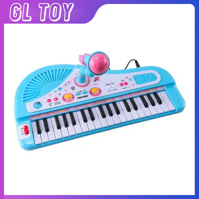 [พร้อมส่ง] เด็กของเล่นเปียโน เปียโนไมโครโฟนของเล่นเด็ก เครื่องดนตรีเปียโนอิเล็กทรอนิกส์ w0051