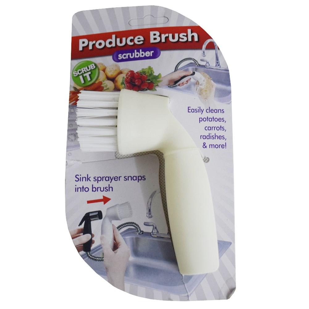 แปรงขัดอเนกประสงค์ แปรงขัดอัตโนมัติ ขัดอาหาร ขัดผลไม้ ต่อกับสายชำระ