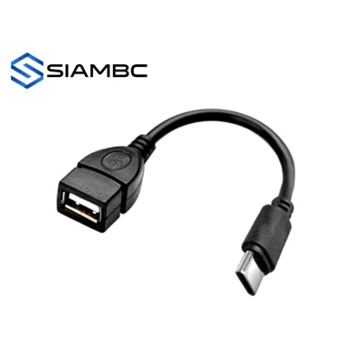 OTG Cable (USB-C) สำหรับกระเป๋าสตางค์ฮาร์ดแวร์ Ledger Nano S และ Trezor