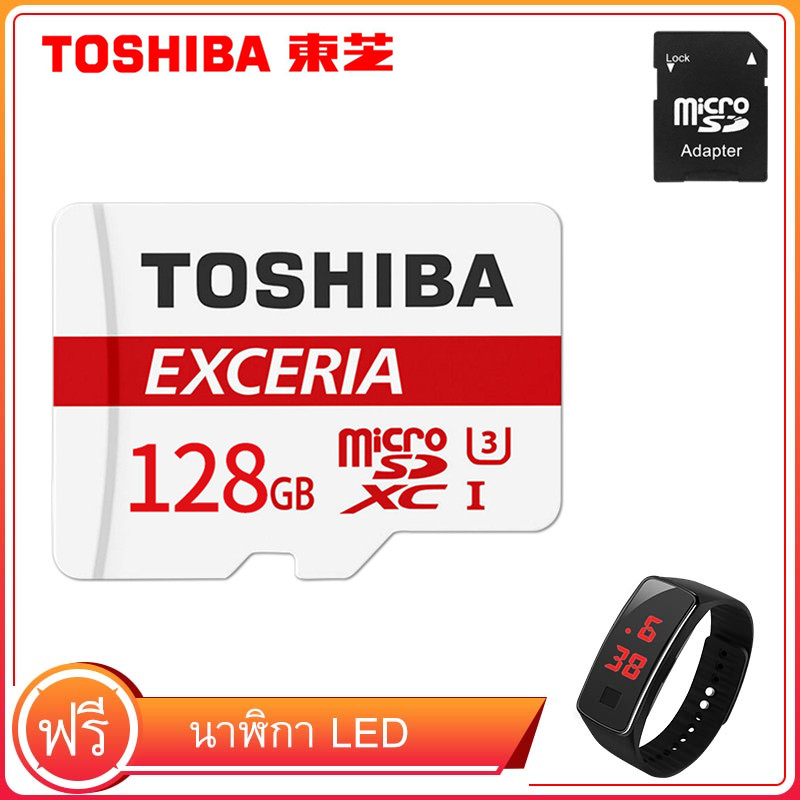 ต้นฉบับ 100 TOSHIBA Memory Card 128GB 64GB 32GB 16GB 8GB Class10 SDHC