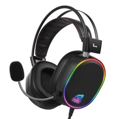 SIGNO HP-831 E-Sport 7.1 Surround Sound Gaming Headphone รุ่น ELECTRA (Black) (หูฟัง เกมส์มิ่ง)