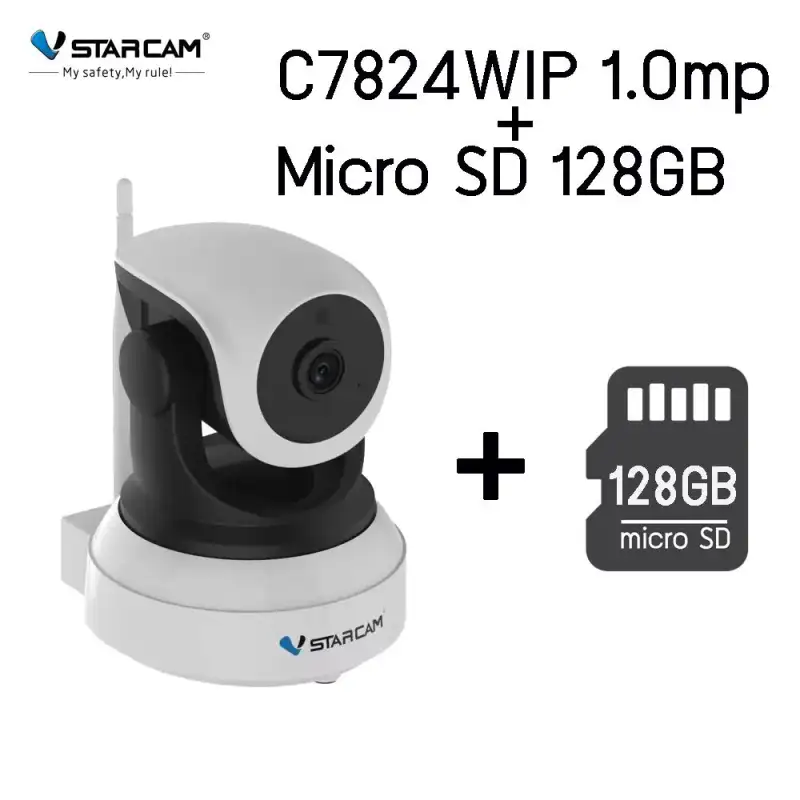 ภาพหน้าปกสินค้าVSTARCAM IP Camera Wifi กล้องวงจรปิดไร้สาย 1ล้านพิเซล มีระบบAI ดูผ่านมือถือ รุ่น C7824WIP (W) By.SHOP-Vstarcam จากร้าน Vstarcam-Shop บน Lazada
