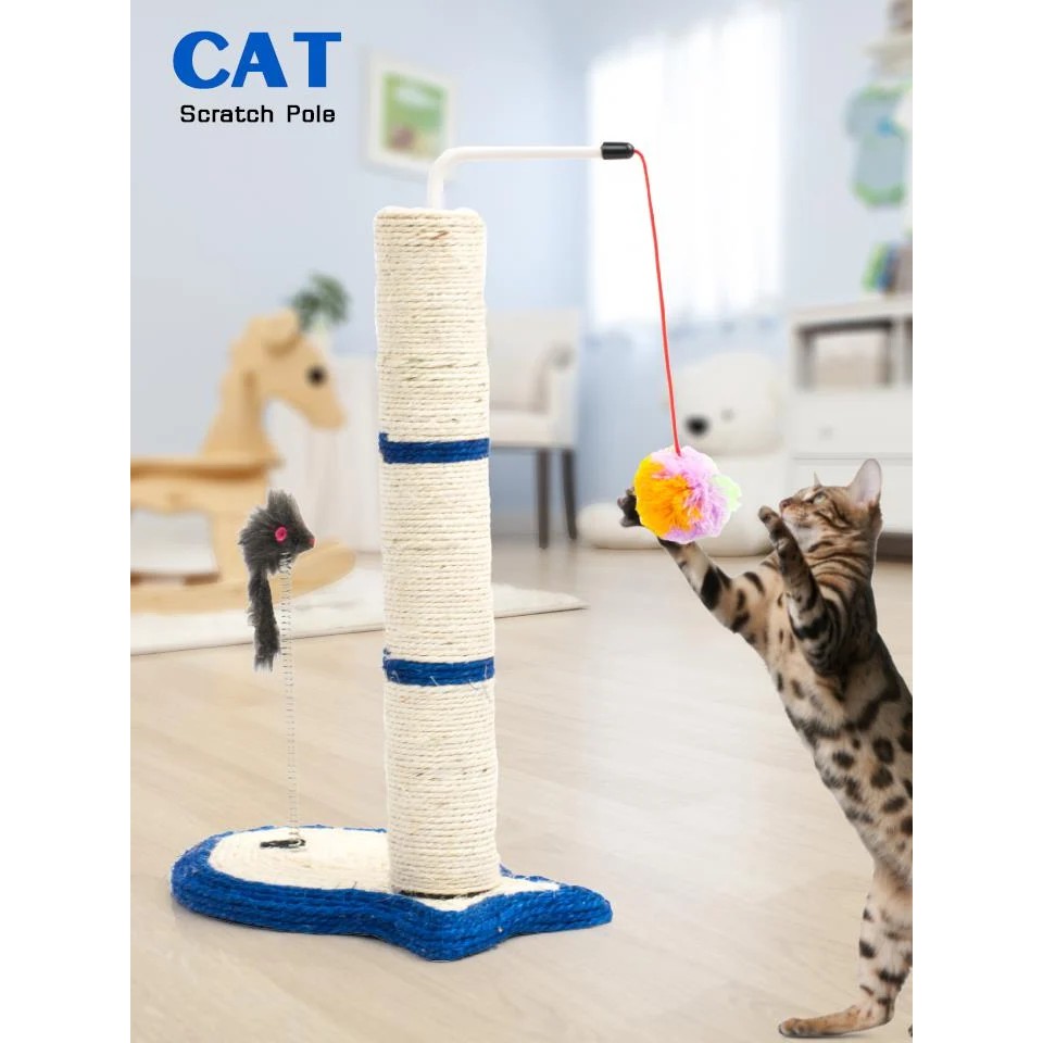 ์New เครื่องมือ คอนโดแมว ที่ฝนเล็บแมว เสาฝนเล็บแมว ที่ลับเล็บแมว Cat Scratch Pole ของใช้ในบ้าน