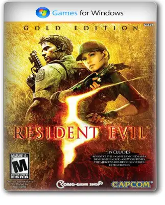 แผ่นเกมส์ PC Game - Resident Evil 5 Gold Edition