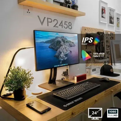 ViewSonic VP2458 24" IPS 1080p Pro Monitor HDMI DisplayPort, Hardware Calibration