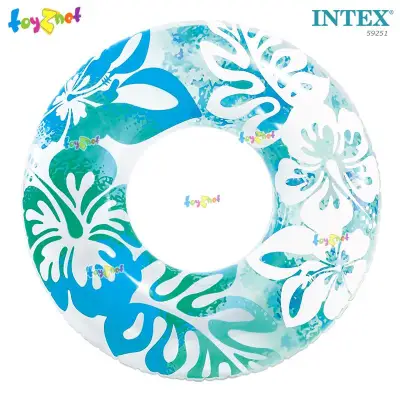 Intex New Design Clear Flower Tube 91cm Blue no.59251