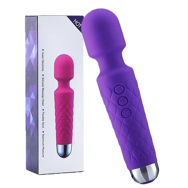 Powerful Wand Massager Cordless Rechargeable Electric Back Neck