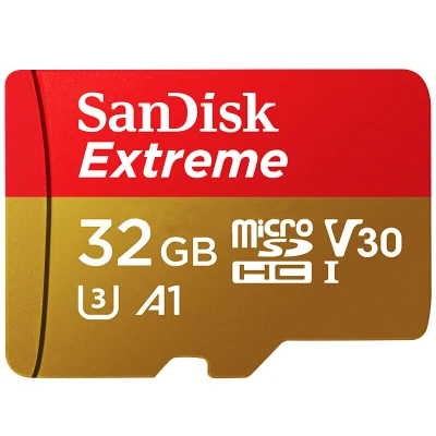 SanDisk Extreme การ์ดหน่วยความจำ Memory card micro SDHC V30 A1 32GB