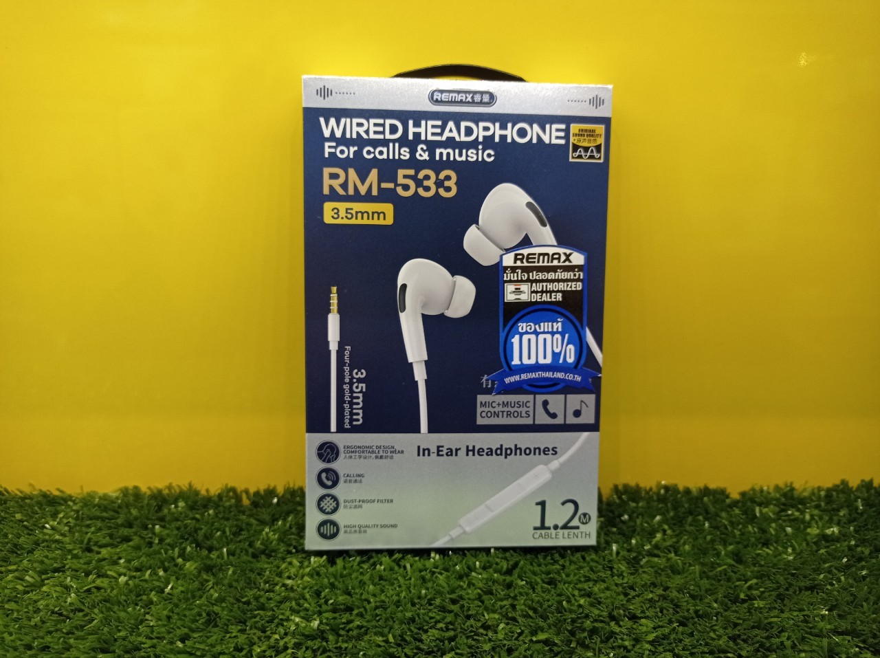 Small Talk RM-533 (White) - หูฟัง REMAX | Lazada.co.th