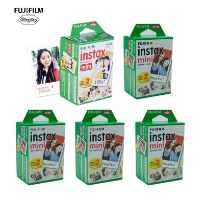 Fujifilm 10 100 Sheets Fuji Fujifilm Instax Mini White Edge Films For Instant Camera Mini 8 9 11 7s Photo Paper 11 9 3 Inch
