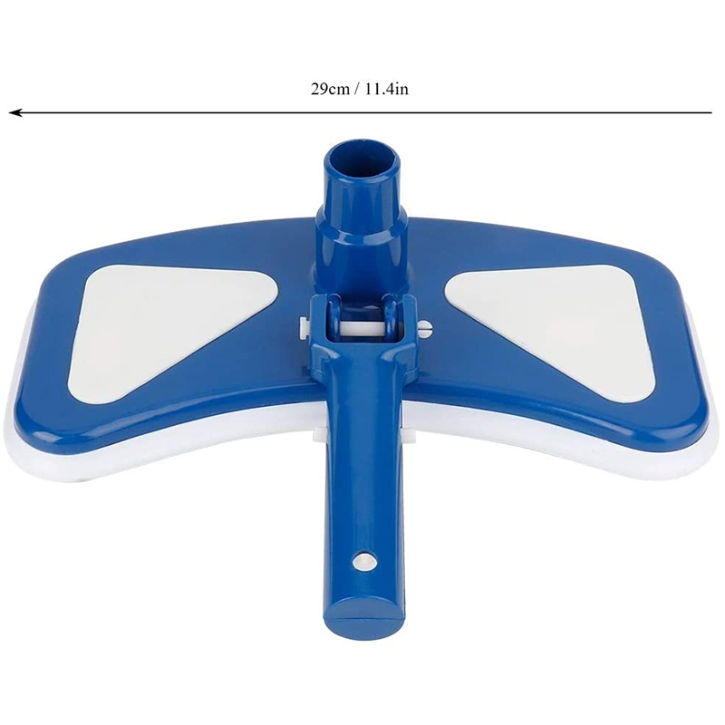 Tête D’aspiration Courbe Pour Piscine – Demi-lune, Avec Brosse Intégrée, Nettoyage Fond Et Parois, Plastique Résistant