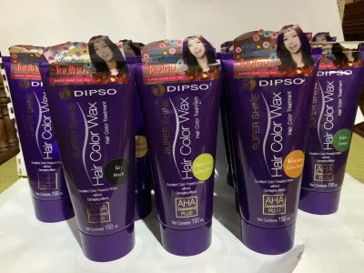 Dipso Hair Color Wax แว๊กซ์เปลี่ยนสีผม ดิปโซ ไม่มีแอมโมเนีย 150มล. Dipso wax เปลี่ยนสีผม