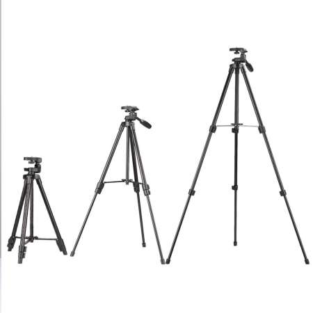 YUNTENG YT520 VCT520 ขาตั้งกล้อง ขาตั้งมือถือ 3 ขา (Black) 