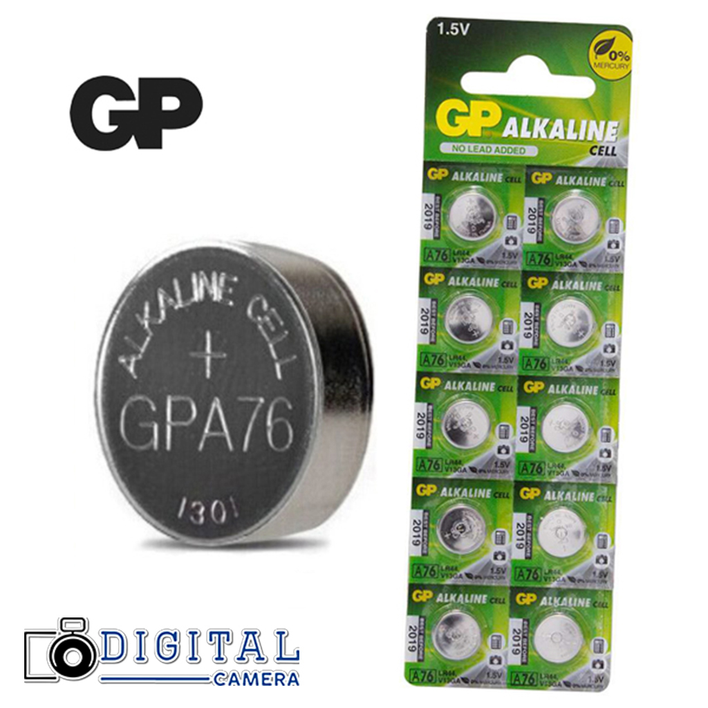 GP A76 (LR44, AG13) 1.5V Alkaline Battery - Digital camera - ThaiPick