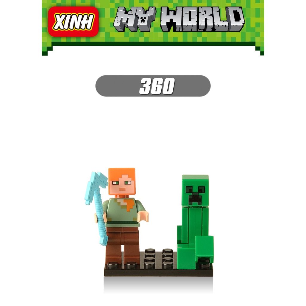 【chất lượng cao】Đồ chơi lego Minecraft mini cho trẻ em