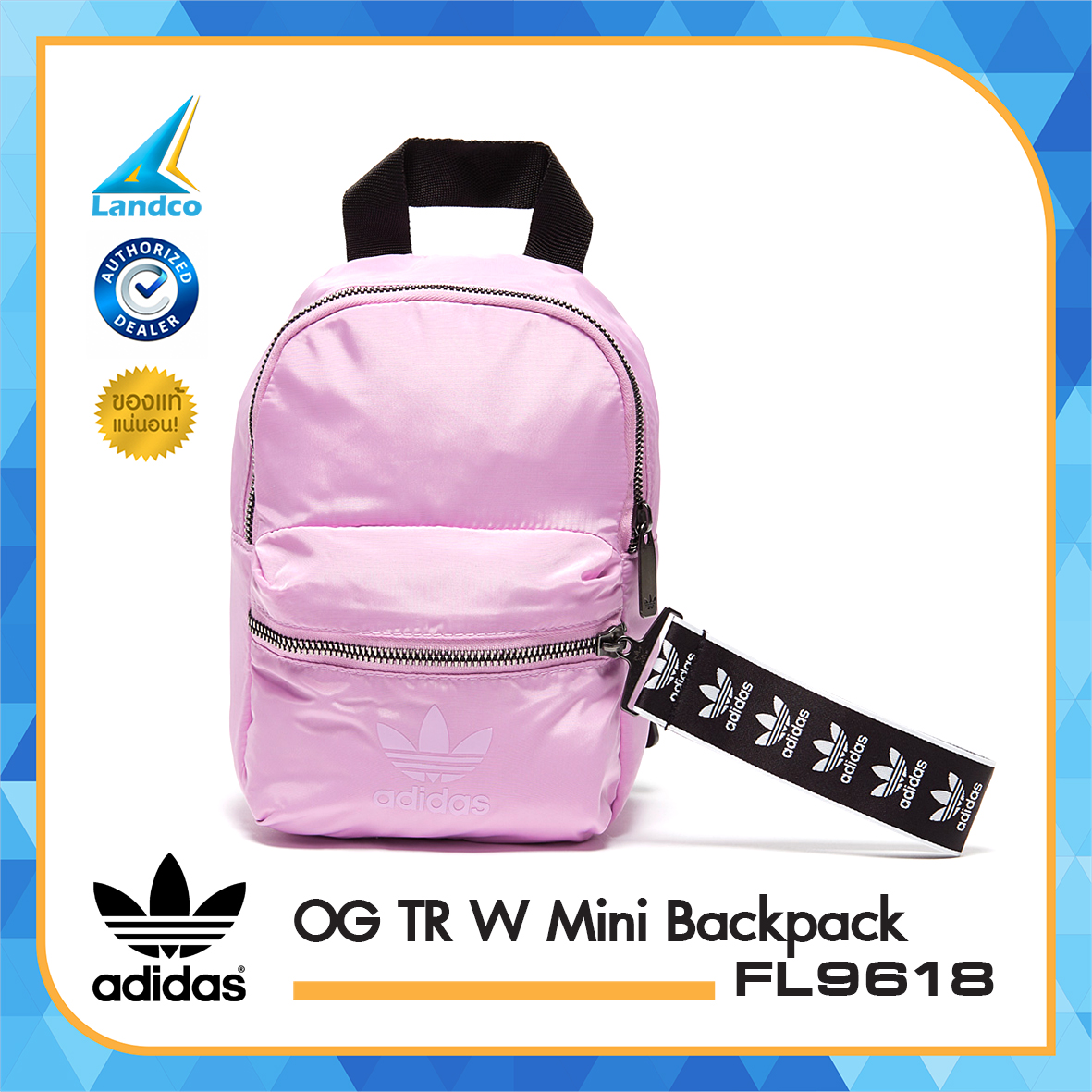 Adidas กระเป๋าเป้ กระเป๋าแฟชั่น กระเป๋ามินิ อาดิดาส OG TR W MiniBackpack FL9618 PP(1200)T