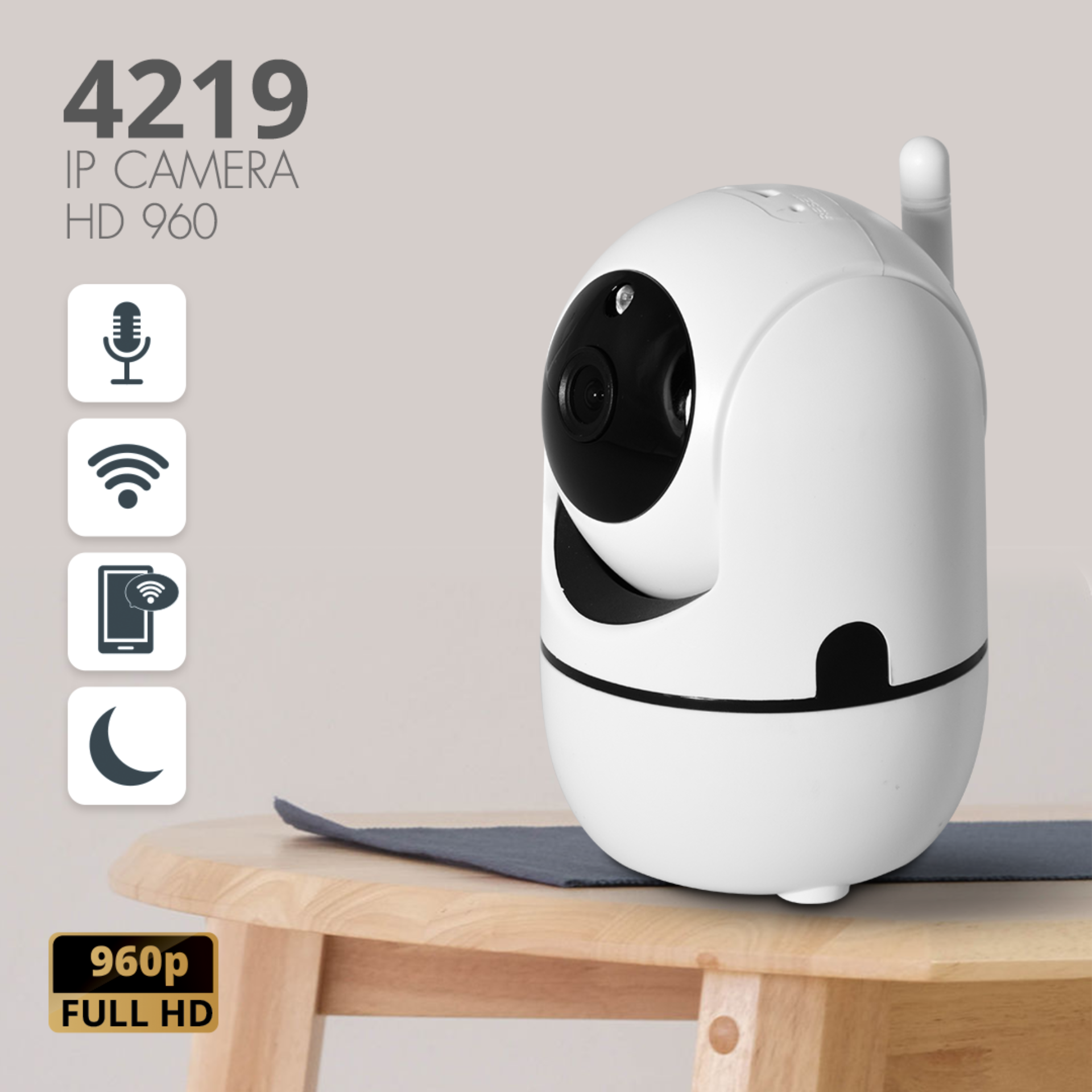 แนะนำ กล้องวงจรปิด Robot HD 960p Wifi / Wirless IP camera 1.4 Megepixel